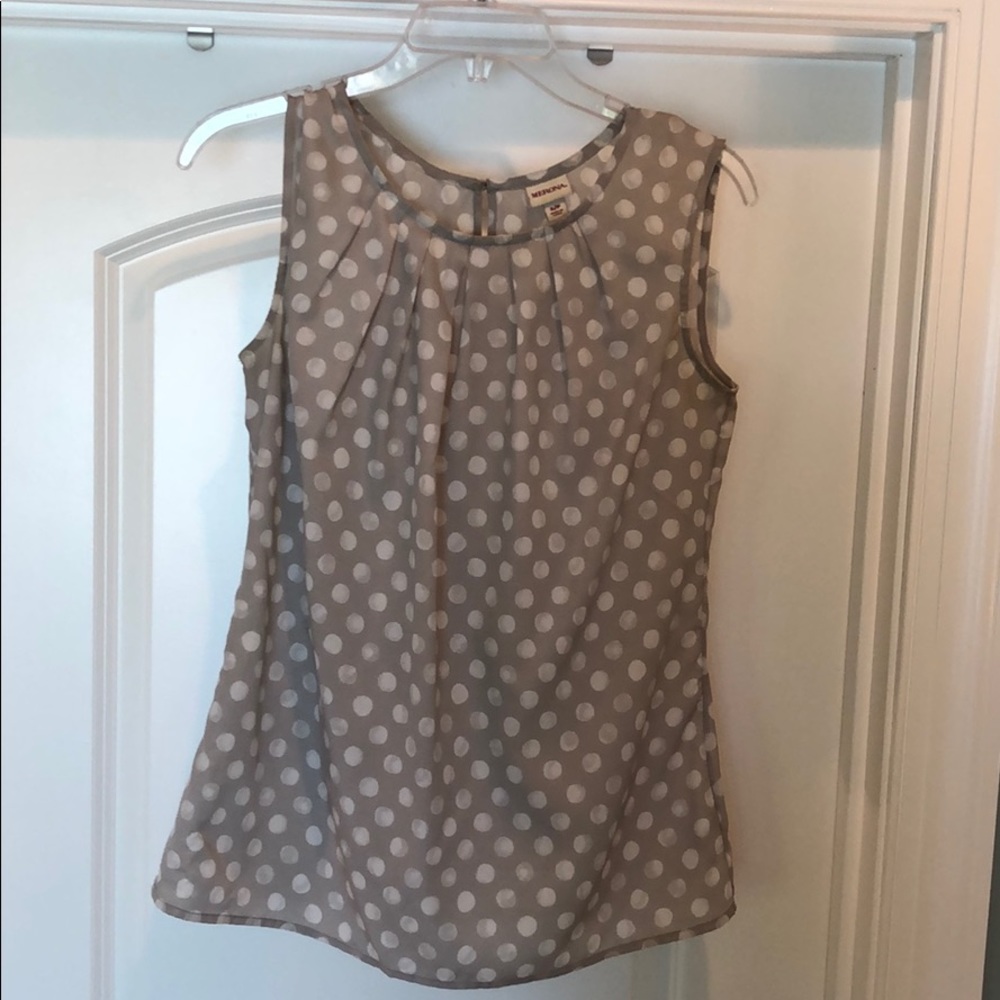 Polka dot blouse